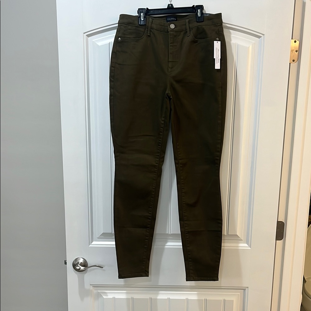 Talbots Olive Green Skinny Jeans